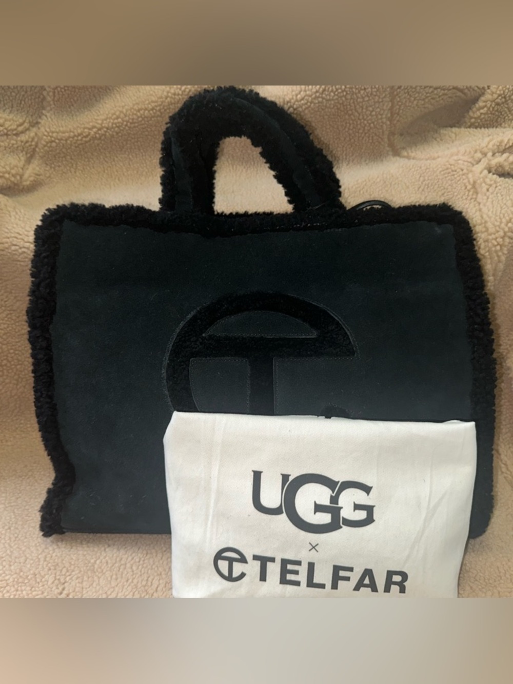 UGGxTelfar Medium Shopping Bag in Black